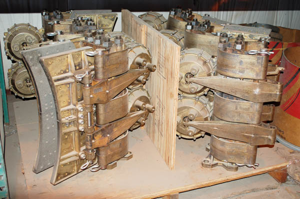 Draw works Disc brake calipers